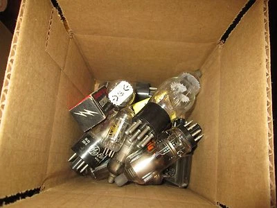$3.99 • Buy ~1 Lb Lot Of ~20 Steam Punk Art Vacuum Tubes Including ST Or Globe Tube