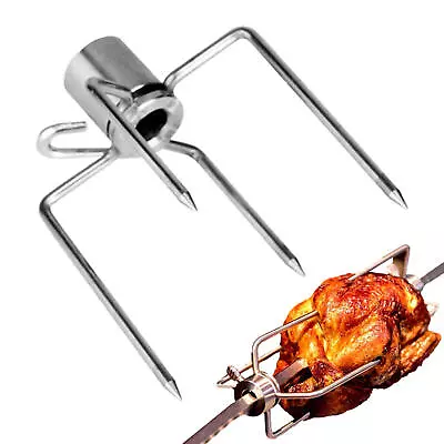 2Pcs Barbecue Fork Universal Rotisserie Grill Meat Claws Meat Fork NEW • $20.31