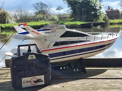 Rc Radio Control Boat High Speed Racing Rtr Fast Large Heng Long Atlantic Uk Toy • $183.93