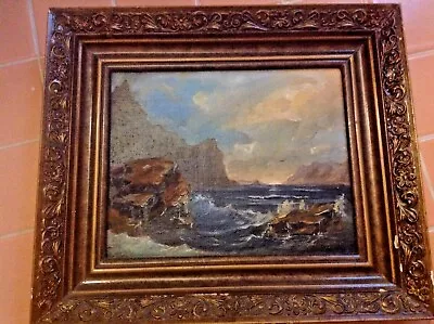 Old Vintage Russian/Ukrainian Oil Painting Original Art Signed W/Bio~Ocean Waves • $1750