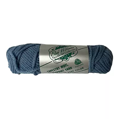 Elsa Williams Needlepoint Yarn Wool 40 Yard Skein #513 38 Blue Made In USA • $4.99