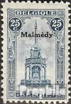 Belgian Post Malmedy 16 With Hinge 1921 Albert I. • $14.20