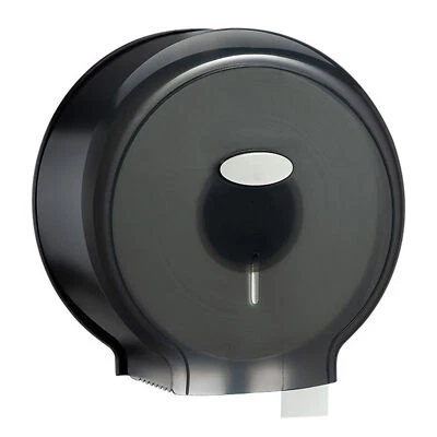 $28.59 • Buy (Transparent Black)Jumbo Toilet Paper Roll Dispenser Punch Free Waterproof Wa HG