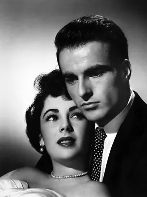 Montgomery Clift Elizabeth Taylor Portrait In Photo Poster Framing Print 8 X 10 • $12.97