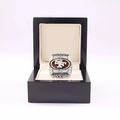 Delicate 2024 San Francisco 49ers NFC Championship Collage Men's Party Fine Ring • $480.96