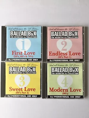 Mastermix Classic Cuts Ballad Box 4 Disc Set • £39