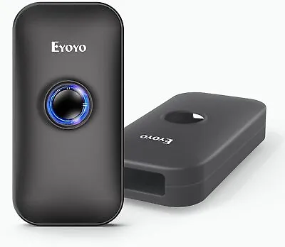 Eyoyo Mini 1D Bluetooth Barcode Scanner With Case Image Scanning For Windows Mac • $41.92