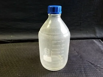 $28.99 • Buy Schott Duran 2000mL Plastic-Coated Glass Media Bottle W/ GL-45 Cap, Chipped