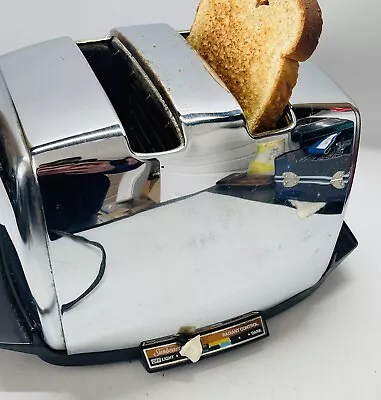 Sunbeam 20-3 AG Chrome Toaster Radiant Control Auto Drop Tested Mid Century USA • $120