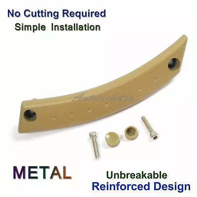 UPGRADED Metal Interior Door Panel Pull Handle VW Beetle Repair Kit Front R Tan • $46.50