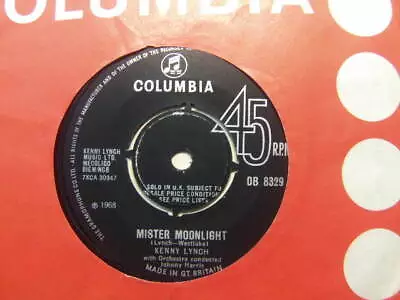 Kenny Lynch – Mister Moonlight 1968 7” Columbia DB 8329 • £7.50