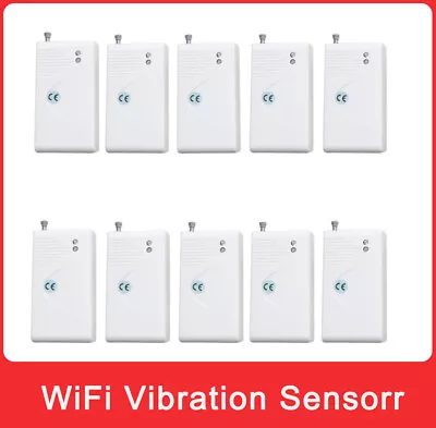 10pcs Wireless Vibration Sensor Shock Detector 433mhz For Alarm System • $35.99