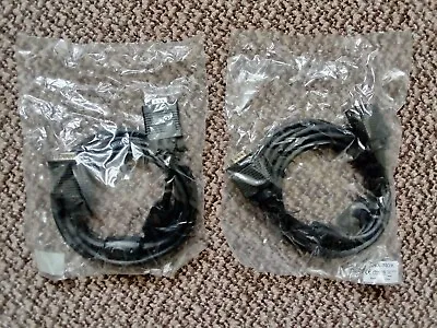 2 X VGA SVGA CABLES -  2m - New • £4