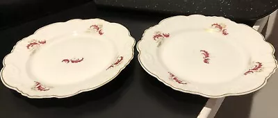 $5 • Buy Set Of 2  VA  Vista Alegre  Portugal 8 1/4” Porcelain Salad Plates.