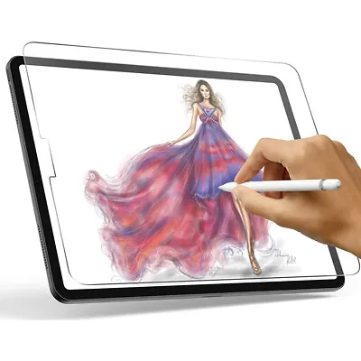 Clear HD Glass Screen Protector For IPad Pro 11 12.9'' Drawing/Writing/Game US • $18.04