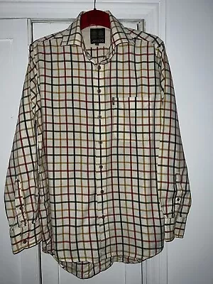Stunning Mens Musto Country Check Brushed Cotton Shirt 15.5 Collar • £19.99