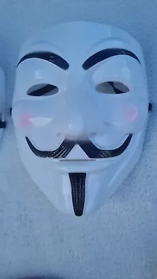 Bundle Of 3 V For Vendetta Guy Fawkes Halloween Masks • £2.99