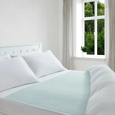 £19.75 • Buy Absorbent Washable Incontinence Bed Sheet/ Pad/ Mattress Protection Green