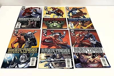 Daredevil Vs Punisher Means And Ends 1-6 Complete Set Marvel • $29