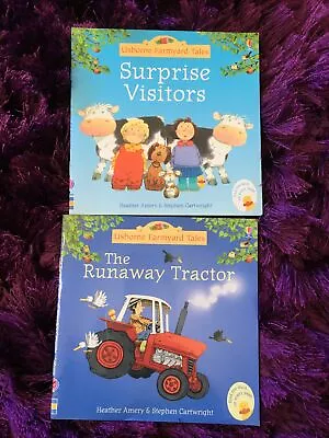 £2.50 • Buy Usborne Farmyard Tales 2 Books .The Runaway Tractor,Surprise Visitors.