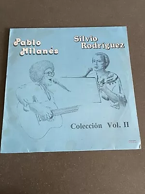 Pablo Milanes / Silvio Rodriguez -COLECCION VOL. II- 1987 MEXICAN LP TROVA • $14