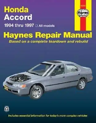 Honda Accord 1994-97 By J H Haynes: Used • $11.38