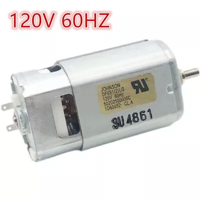 GENUINE JOHNSON DF651(2)LG DC120V 12000 RPM High Speed Carbon Brush Motor • $9.99