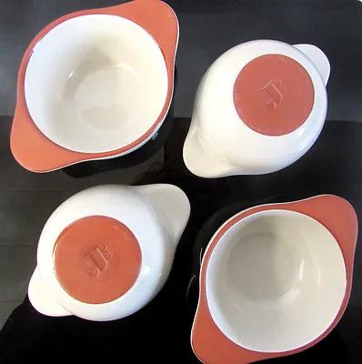 4 Jamie Oliver JME Terracotta Tapas Bowls Oven Safe Dishes Glazed 10cm X 5cm NEW • £24.12