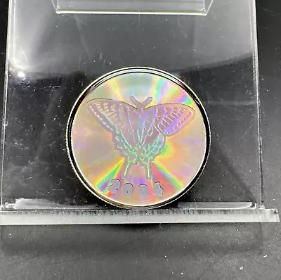 2004 50c Canada Butterfly Fifty Cents Holographic Silver Gem Proof Coin • $33.99