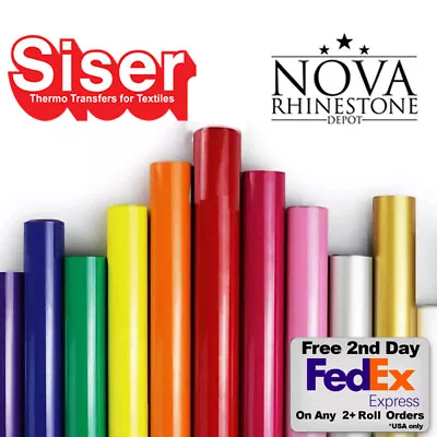 SISER EasyWeed Heat Transfer Vinyl 12  X 5ft HTV / 5 Foot Roll / Free Shipping • $12.99