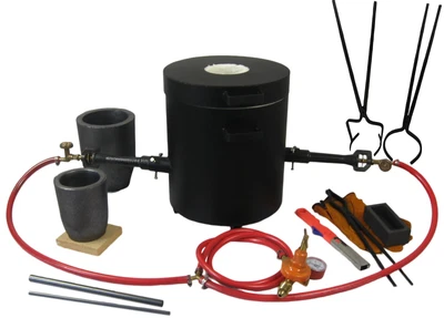 £260 • Buy 16 KG Gas Metal Melting Furnace Kit Propane Forge Casting  Crucible Tongs Refine