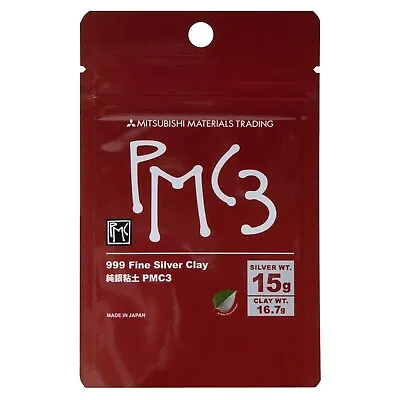 Mitsubishi Materials Precious Metal Clay 16.7g PMC3 Art Clay Silver Wt 15g • $61.98