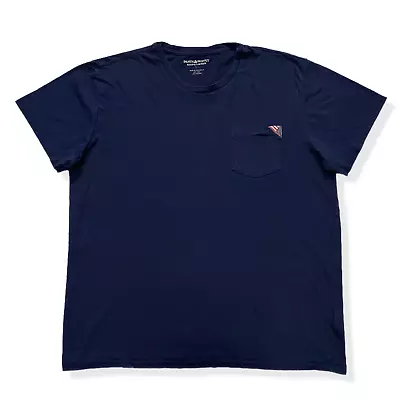 RALPH LAUREN T Shirt Size XL Navy Blue Pocket Logo • £17.95