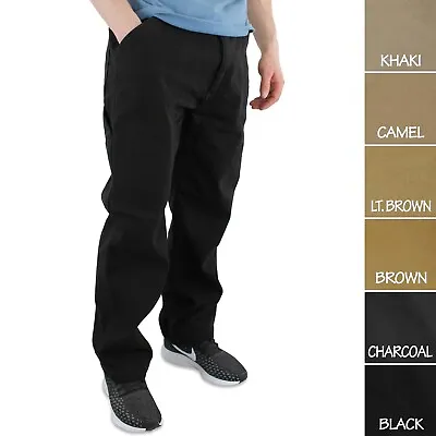 Coleman Men's Utility Pants Fleece Lined 6-Pocket Double Stitched Relaxed Fit • $34.99