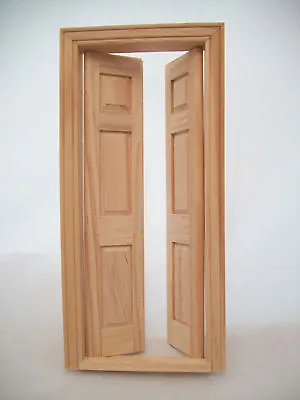 DOOR - SPLIT INTERIOR  Dollhouse Miniature Wooden  #6031 1/12 Scale Houseworks • $14.95