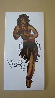 Sailor Jerry Spiced Rum Genuine Hula Girl Temporary Tattoo • £1.99