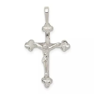 Sterling Silver Crucifix Charm Religious Jewelry 31mm X 17mm • $16.07