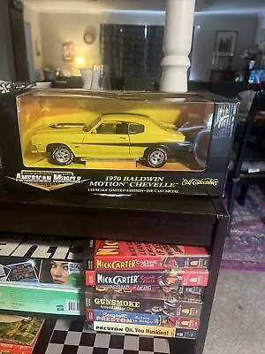 ERTL American Muscle 1970 Baldwin Motion Chevelle 1:18 Limited Edition Die Cast! • $36