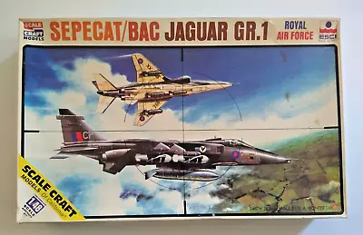 Sepecat/BAC Jaguar GR.1 Royal Air Force ESCI/Scale Craft Model Kit #sc-4034 • $29.99