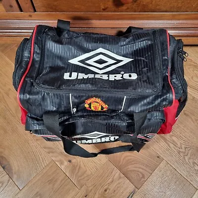Manchester United 1998/1999 Vintage MUFC Bag Duffle Football Holdall Weekend  • £49.99