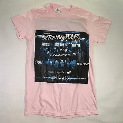 Scream Tour 2011 Mindless Behavior Newboyz Pink Women’s T Shirt Sz S • $35