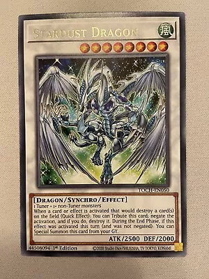 £2.99 • Buy Stardust Dragon | TOCH-EN050 | Rare | Mint/NM 1st Edition YuGiOh Single