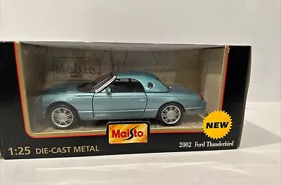 2002 Ford Thunderbird  Turquoise 1:25 Die Cast • $19.99