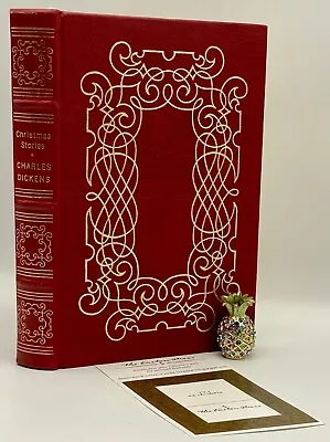 5V Easton Press A CHRISTMAS CAROL Books CHIMES CRICKET ON THE HEARTH Haunted Man • $199.99