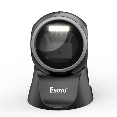 Eyoyo 1D 2D QR Code Desktop Barcode Scanner Hands-Free Platform Scanner For POS • $65.99