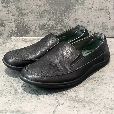 SAS Weekender Black Pebbled Leather Slip On Comfort Loafers Shoes Men’s 11.5 W • $38.99