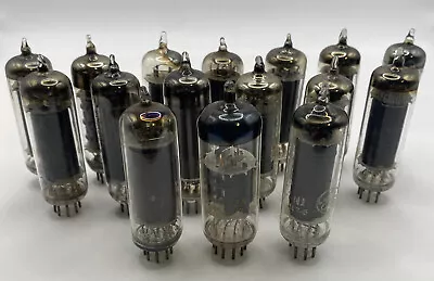 $13.91 • Buy Vacuum Tube Art 12BY7 + 6AQ5 + Small Vintage Lot Of 16 Steam Punk Art PLZ READ!