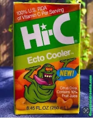 80’s 90’s Nostalgia Toy Recipe Book Make Ghostbusters Ecto Cooler Ecto Plazm • $1.99