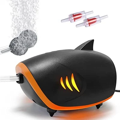 £25.53 • Buy Powerful Aquarium Air Pump, 60-600L Fish Tank Dual Outlets Aquarium Air Pump