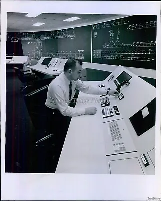 1968 Bay Area Rapid Transit District Control Room Mock-Up Technology Photo 8X10 • $24.99